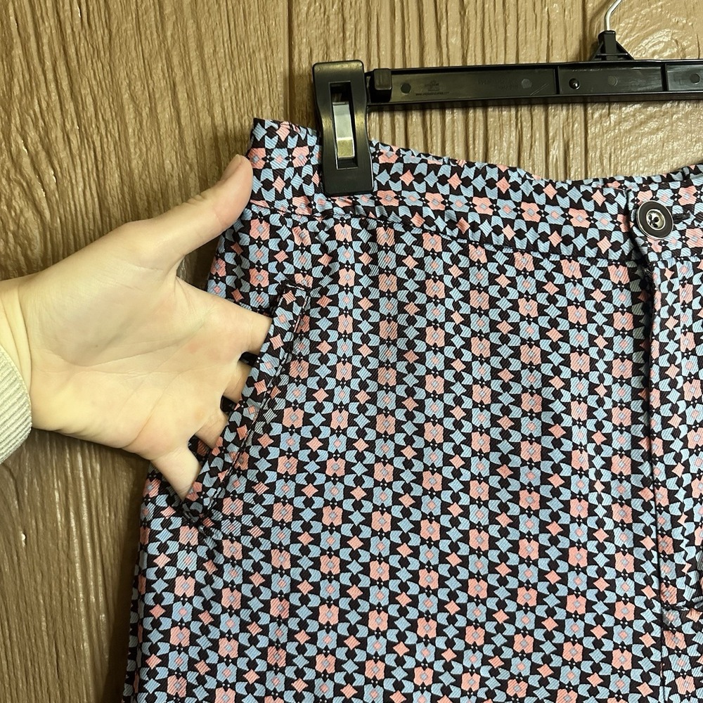 Maeve Anthropologie Wide Leg Pants, Women Sz 10, Patterned High Waist, EUC - Picture 4 of 9